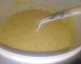 A picture of step 3 of Spicy tawa khandvi.
