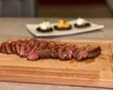 Φωτογραφία βήματος 6 της συνταγής Black Angus USDA Prime Striploin Steak, ψημένη rare