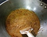A picture of step 5 of Chicken changezi with naan.
