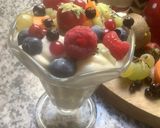 Une image de l'étape 10 de Tiramisu🥁 fête 🥳 les fruits 🫐🍑d’été 🍒🍓🥝🥭en verrines.