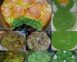 Foto langkah ke 3 dari resep Eggless Pandan Bun.