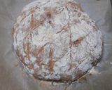 Pas rețetă Pâine de casă (fără frământare) 9 fotografie