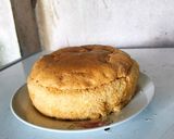 Hình bước làm 4 của món Bánh bông lan bằng nồi nướng thuỷ tinh