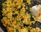 A picture of step 5 of Chana dal sundal.
