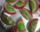 A picture of step 10 of Colourful spiral Gujiyas.