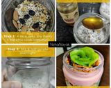 A picture of step 1 of Oats and Yoghurt Parfait.