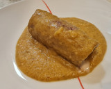 Foto del paso 9 de la receta: Rollitos de ternera en salsa cremosa calabaza y champiñones