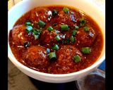 A picture of step 5 of Veg Manchurian.