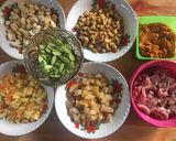Foto langkah ke 1 dari resep (Ketupat) Sayur godog cecek sapi.