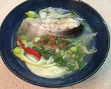 Hình bước làm 4 của món Canh chua cá hú, bông so đũa