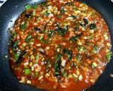 A picture of step 4 of Veg manchurian.