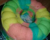 Foto langkah ke 5 dari resep Bolu singkong pelangi.