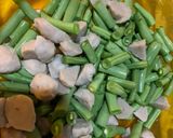 Foto langkah ke 1 dari resep Tumis Jamur Kancing Buncis.