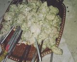 A picture of step 1 of Chicken Haryali Tikka.