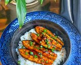 Hình bước làm 2 của món Cơm Lươn Chay (Unadon)