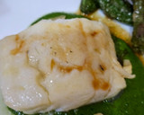 Foto del paso 6 de la receta: Bacalao confitado con salsa de espinacas
