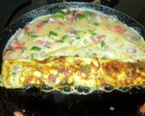 A picture of step 5 of Japeness egg rolls.