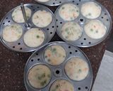 A picture of step 3 of Healthy vegetable idli.