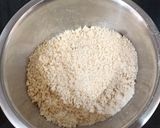 A picture of step 2 of Kaju Katli (Kaju burfi) Cashew fudge.