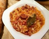 A picture of step 8 of Pinto Beans with Rice and Chorizo.