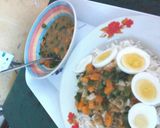 A picture of step 1 of Gapod intercontinental rice sauce.