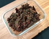 A picture of step 10 of Laal Saag.