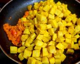 A picture of step 6 of Elephant yam coconut masala fry.