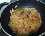 A picture of step 6 of Suji handvo.