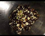 A picture of step 9 of Dates and dryfruits roll.