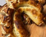 Foto del paso 15 de la receta: Rosca de chicharrones uruguaya, hecha en casa, amasada a mano
