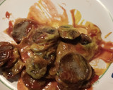 A picture of step 2 of Sliced Meatballs on Toast.