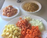 Foto del paso 1 de la receta: Pollo con fideos