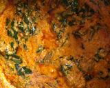 A picture of step 5 of Egusi soup.