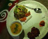 मुगाच्या डाळीची खिचडी (moongdal khichdi recipe in marathi) रेसिपी स्टेप 2 फोटो 