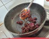 A picture of step 3 of Gulkand for mukhvas.