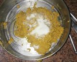 A picture of step 4 of Kesar Mawa Modak.