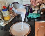 A picture of step 3 of Neer Dosa.