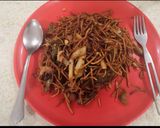 A picture of step 4 of Chinese bhel.