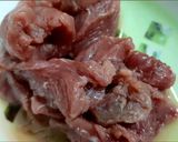 Hình bước làm 1 của món Măng tây xào bò