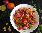 A picture of step 4 of Sweet corn bhel.