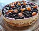 Áfonyás-sárgadinnyés túrótorta recept fázis 2 fotója