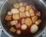 Hình bước làm 4 của món Thịt kho đậu hủ, trứng