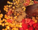 A picture of step 3 of Corn Palak Curry.