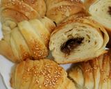 صورة لخطوة 13 من وصفة كروسان بشكولا النوتيلا اللذيذة 😋😋😋