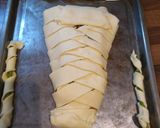 A picture of step 3 of Salmon wrap.