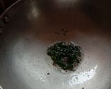 A picture of step 1 of Onion palya.