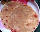 A picture of step 1 of Leftover Paratha Egg Roll.