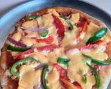 A picture of step 4 of Vegetables Pizza.
