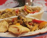 Foto del paso 9 de la receta: Salteado de mollejas, pollo y verduras