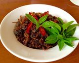 Hình bước làm 1 của món Thịt bò khô chay tẩm ớt